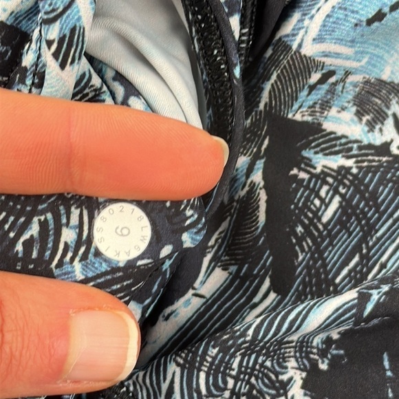 Lululemon Fast & Free Crop II *Nulux 19" Eternal Wave Starlight Black - Picture 7 of 8